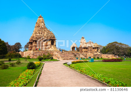 Khajuraho erotic hindu temple, India 81130646