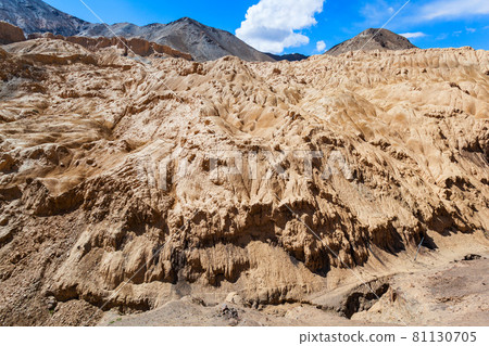 Moonland near Lamayuru village in Ladakh Moonland near Lamayuru village in Ladakh 81130705