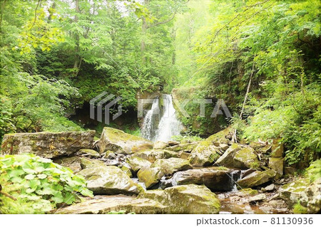 北海道的荒野Hiyoku Falls 81130936