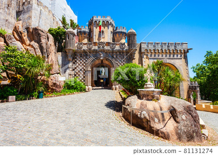 Pena Palace in Sintra town, Portugal 81131274