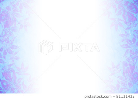 Maple frame on Unryu Japanese paper / left and right blue Gradation background material that darkens from the center to the left and right Horizontal other colors available Maple frame on Unryu Japanese paper / left and right blue Gradation background material that darkens from the center to the left and right Horizontal other colors available 81131432