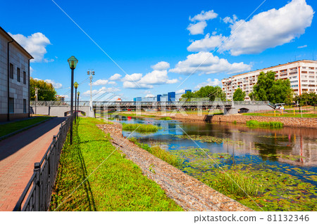 Uvod river embankment promenade in Ivanovo Uvod river embankment promenade in Ivanovo 81132346