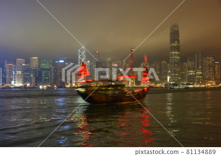 Hong Kong $ 1 million night view Hong Kong $ 1 million night view 81134889