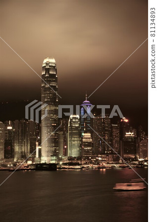 Hong Kong $ 1 million night view Hong Kong $ 1 million night view 81134893