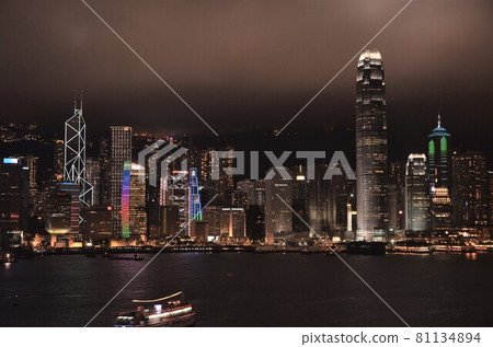 Hong Kong $ 1 million night view 81134894