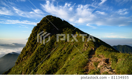 Clear sky and sunrise Tanigawadake Tomanomimi Clear sky and sunrise Tanigawadake Tomanomimi 81134935