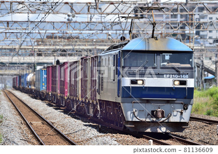 東海道本線平塚JR貨運EF210-168（吹田） 81136609