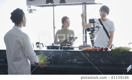 Video distribution shooting scenery Video distribution shooting scenery 81139286