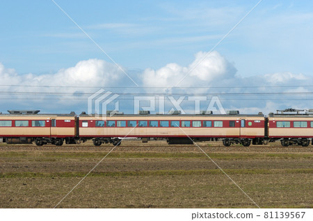 北陸本線五十鈴福岡JR西489系列H04編隊④薩羅489-23(金澤)山邊公共儲備 81139567