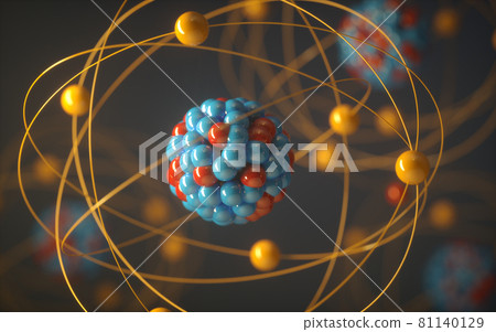 Atomic System Nuclear Power Energy 81140129
