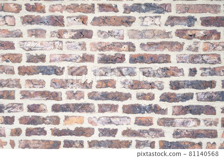 Brick wall background, orange natural baked brick wall texture Brick wall background, orange natural baked brick wall texture 81140568