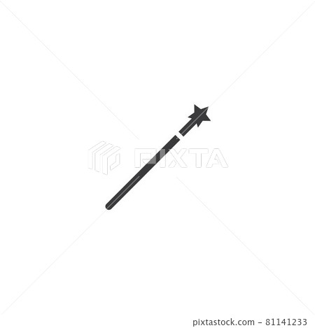 Wand Magic stick icon Wand Magic stick icon 81141233