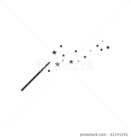 Wand Magic stick icon 81141242