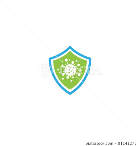 Bacterial virus icon 81141275