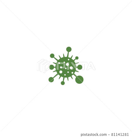 Bacterial virus icon 81141281
