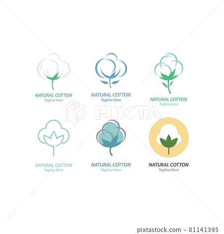 Cotton logo illustration Cotton logo illustration 81141395