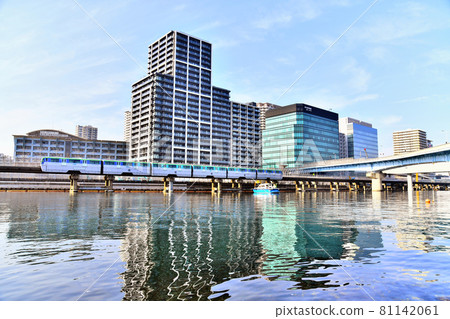 從八潮橋/京濱運河（東京都品川區）附近看東品川 [2020.11] 81142061