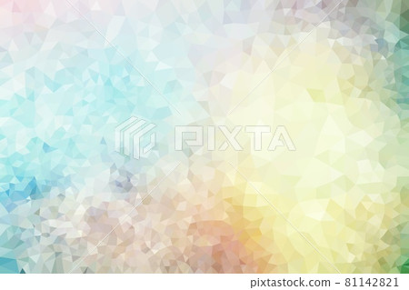 Mosaic gentle color and light abstract background design light blue yellow 81142821