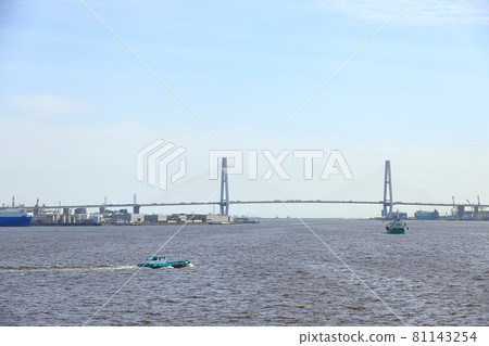 名古屋港區名古屋港名子特里同的風景 81143254