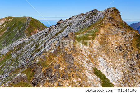 Snow-covered Mt. Tanigawa Okino ears 81144196