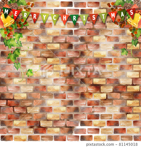 聖誕裝飾磚背景 聖誕裝飾磚背景 81145018