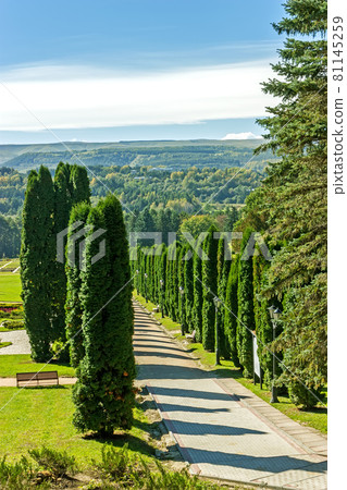 Resort park in Kislovodsk. Resort park in Kislovodsk. 81145259