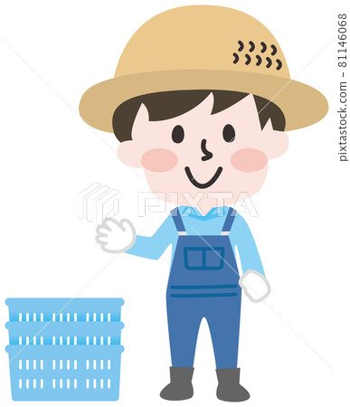 Two-headed _ farmer man 81146068