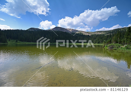 Hassell Lake in Arapaho National Forest, Colorado. Hassell Lake in Arapaho National Forest, Colorado. 81146129