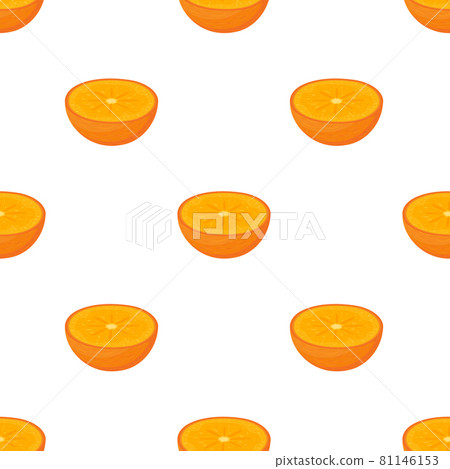 Seamless pattern with fresh half cut persimmon fruit isolated on white background. Summer fruits for healthy lifestyle. Organic fruit. Cartoon style. Vector illustration for any design. Seamless pattern with fresh half cut persimmon fruit isolated on white background. Summer fruits for healthy lifestyle. Organic fruit. Cartoon style. Vector illustration for any design. 81146153