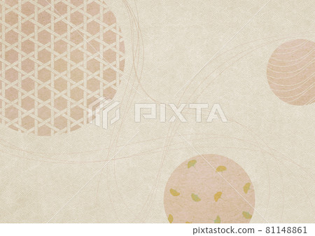 Japanese modern autumn ball pattern (350dpi A3 size in XL) 81148861
