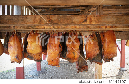 Specialty of iceland called hakarl (fermented shark) 81149107