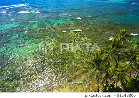 Hawaii Oahu Gold Coast Beautiful Sea Hawaii Oahu Gold Coast Beautiful Sea 81149800