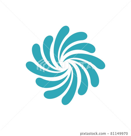 Splash Water Ornamental Flower vector template Illustration Design. Vector EPS 10. 81149970