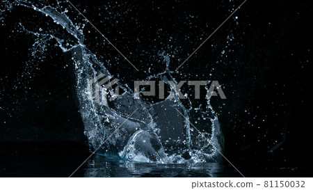 Freeze motion of water splash. Freeze motion of water splash. 81150032