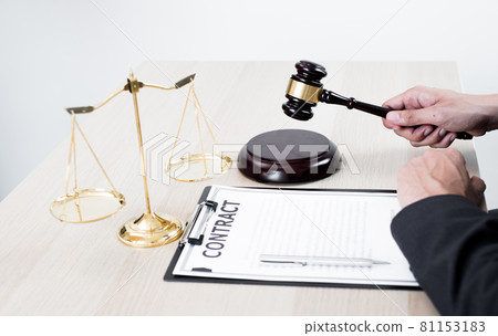 Judges gavel, Professional male lawyers work at a law office There are scales, Scales of justice, judges gavel, and litigation documents. Concepts of law and justice Judges gavel, Professional male lawyers work at a law office There are scales, Scales of justice, judges gavel, and litigation documents. Concepts of law and justice 81153183