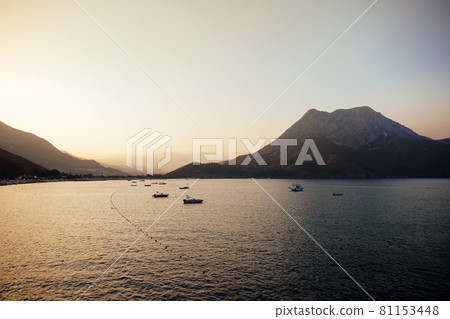 Beautiful Adrasan sea and mountain view, Turkey Beautiful Adrasan sea and mountain view, Turkey 81153448