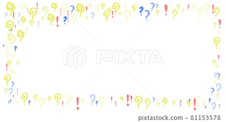 Frame pattern doodle punctuation marks Frame pattern doodle punctuation marks 81153578
