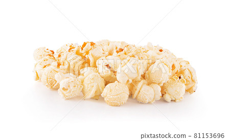 popcorn, isolated on white background 81153696