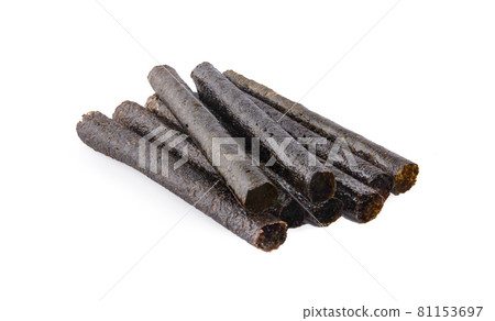 Nori isolated on white background Nori isolated on white background 81153697