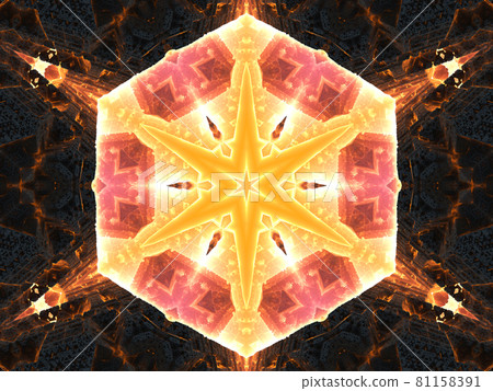 Geometric Thai pattern mixed art, polynesian art, mandala art. In the shape of hexagons, triangles and six-pointed stars. Kaledoscope pattern for scrapbooking, gift wrapping, books, booklets, albums Geometric Thai pattern mixed art, polynesian art, mandala art. In the shape of hexagons, triangles and six-pointed stars. Kaledoscope pattern for scrapbooking, gift wrapping, books, booklets, albums 81158391