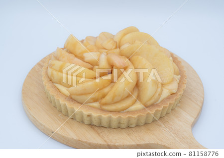 Hida peach white background peach tart Hida peach white background peach tart 81158776