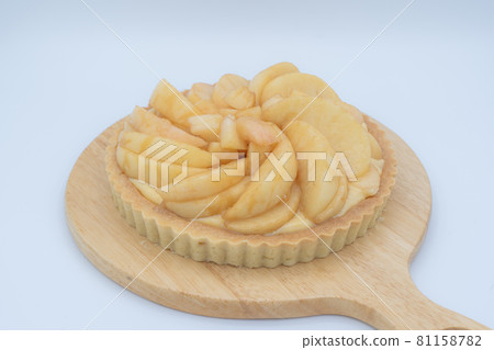 Hida peach white background peach tart Hida peach white background peach tart 81158782