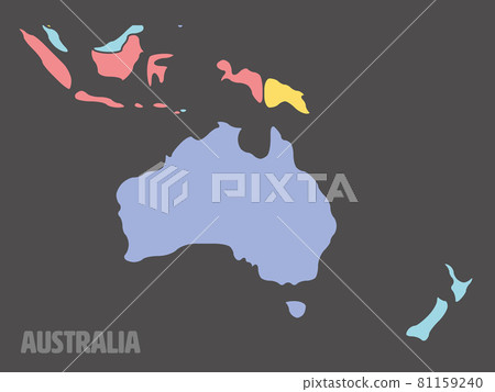 Simplified schematic map of South America. Blank isolated continent political map of countries. Generalized and smoothed borders. Simple flat vector illustration Simplified schematic map of South America. Blank isolated continent political map of countries. Generalized and smoothed borders. Simple flat vector illustration 81159240