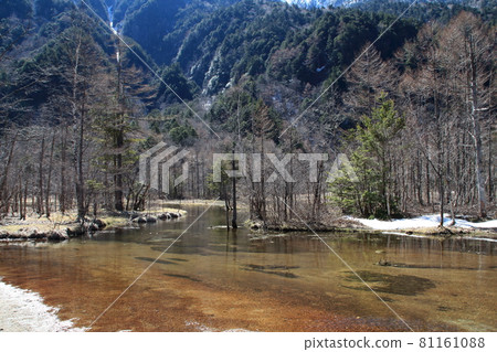 風景 / 上高地 / 梓川和森林 81161088