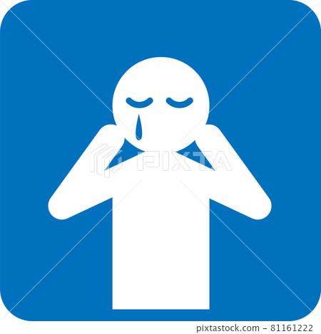 Pictogram of sadness - Stock Illustration [81161222] - PIXTA