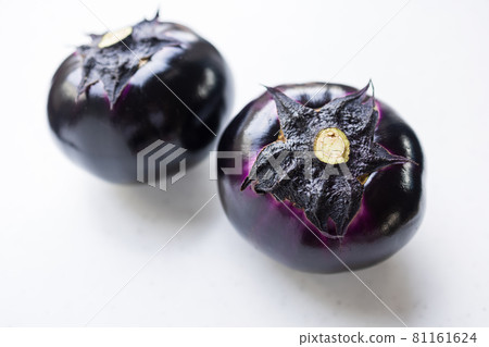 新鮮圓茄子 81161624