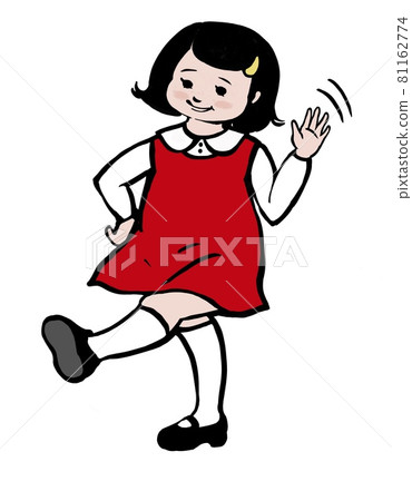 A dancing girl 81162774