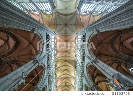 cathedral of Amiens, france. 81163708
