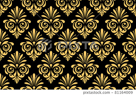 Floral pattern. Vintage wallpaper in the Baroque style. Floral pattern. Vintage wallpaper in the Baroque style. 81164009