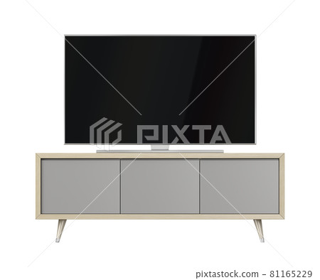 Tv cabinet and tv with blank screen Tv cabinet and tv with blank screen 81165229